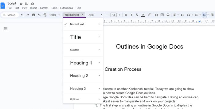 how-to-add-outlines-to-google-docs-kanbanchi