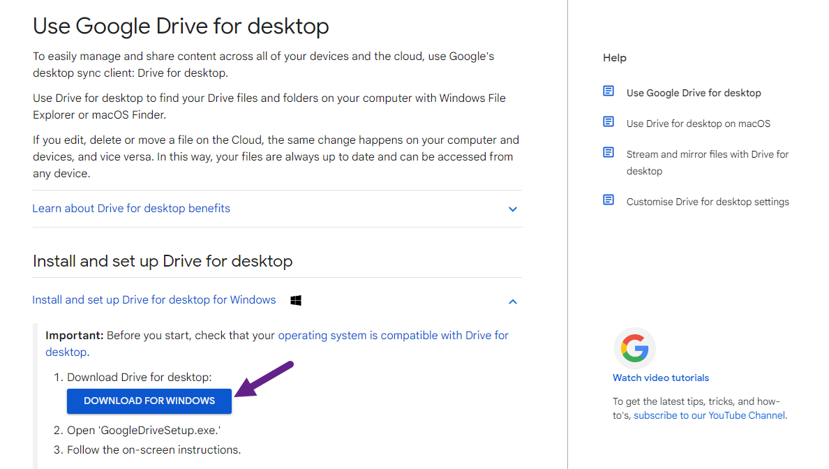 google-drive-desktop-install